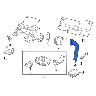 Nissan OE - Front Left Upper Climate Controlled Seat Duct