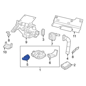 Nissan OE - Front Right Lower Climate Controlled Seat Duct