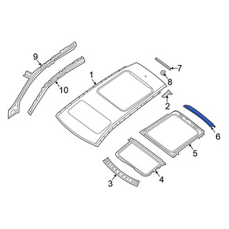 Nissan OE - Rear Roof Header Panel