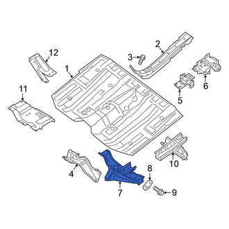 Nissan OE - Center Left Floor Side Rail