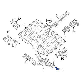 Nissan OE - Floor Side Rail Bolt
