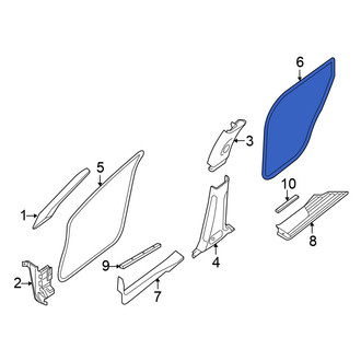 Nissan OE - Rear Left Lower Door Seal