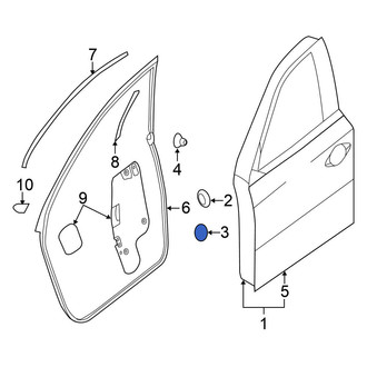 Nissan OE - Rear Door Plug