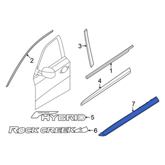 Nissan OE - Front Left Rocker Panel Guard