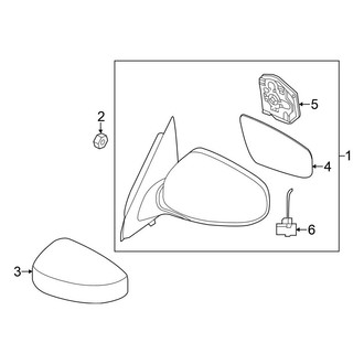 Nissan OE - Front Door - Outside Mirrors