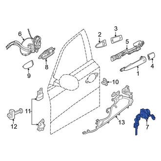 Nissan OE - Front Left Door Lock Cylinder