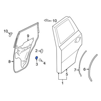 Nissan OE - Rear Door Plug
