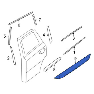 Nissan OE - Rear Left Rocker Panel Guard