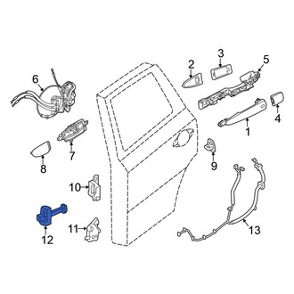 Nissan OE - Rear Door Check