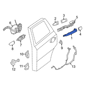 Nissan OE - Rear Outer Exterior Door Handle