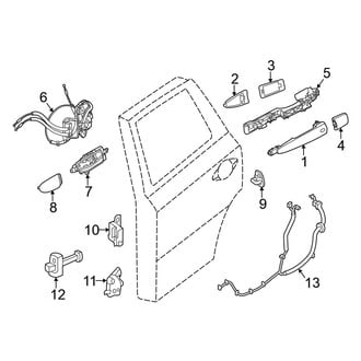 Nissan OE - Rear Door - Lock & Hardware