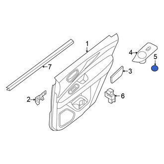 Nissan OE - Rear Door Window Switch Bezel Cap