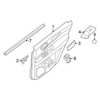 Nissan OE - Rear Door - Interior Trim