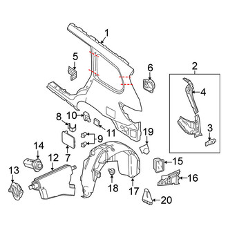 Nissan OE - Quarter Panel & Components