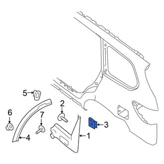 Nissan OE - Rear Mud Flap Nut