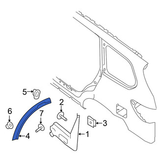 Nissan OE - Rear Right Wheel Arch Molding