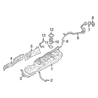 Nissan OE - Fuel System Components (2.5L)