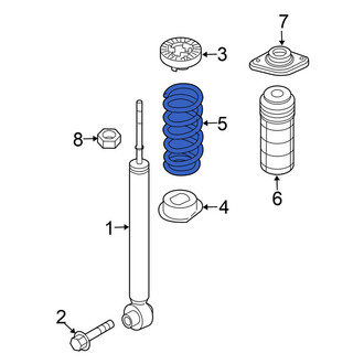 Nissan OE - Rear Coil Spring