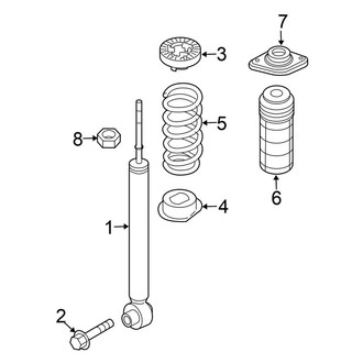 Nissan OE - Rear Suspension - Shocks & Components (4WD)