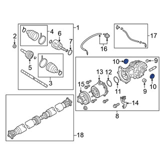 Nissan OE - Drive Axle Shaft Seal