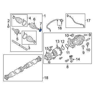Nissan OE - CV Axle Shaft Seal
