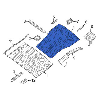 Nissan OE - Rear Floor Pan
