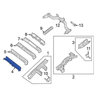 Nissan OE - Rear Floor Pan Crossmember