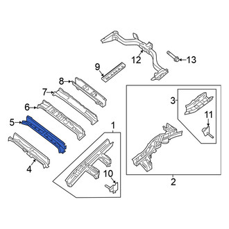 Nissan OE - Rear Floor Pan Crossmember