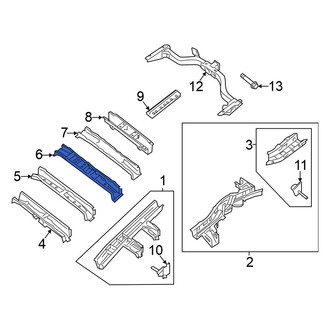 Nissan OE - Rear Floor Pan Crossmember