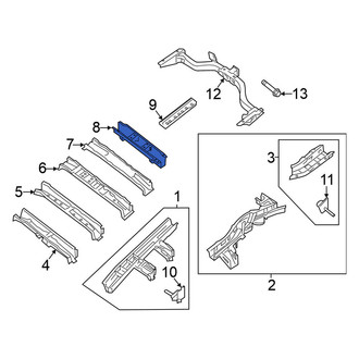 Nissan OE - Rear Floor Pan Crossmember