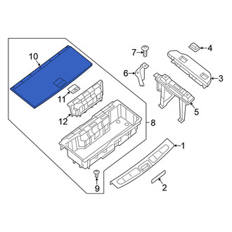 Nissan OE - Rear Trunk Floor Access Cover