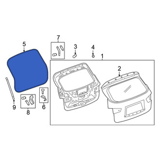 Nissan OE - Rear Hatch Seal