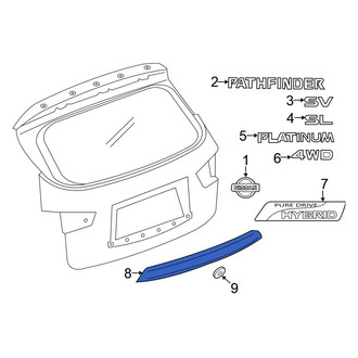 Nissan OE - Rear Liftgate Finish Panel