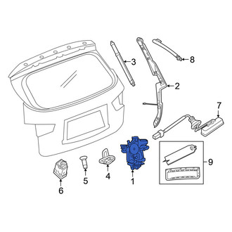 Nissan OE - Rear Liftgate Latch