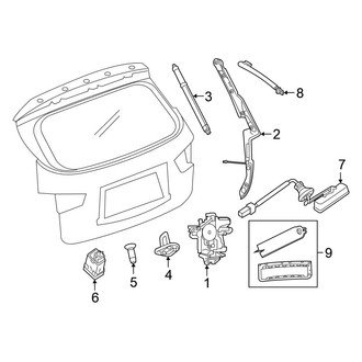 Nissan OE - Lift Gate - Lock & Hardware