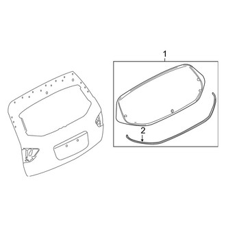 Nissan OE - Lift Gate - Glass