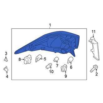 Nissan OE - Rear Left Tail Light Assembly