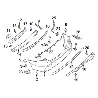 Nissan OE - Bumper Cover Grommet