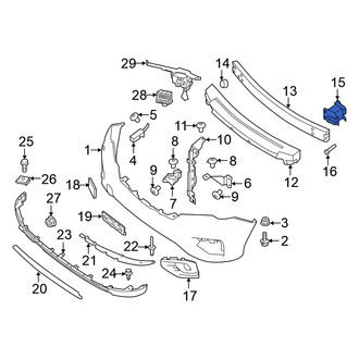 Nissan OE - Right Bumper Impact Bar Bracket