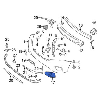 Nissan OE - Front Left Fog Light Trim