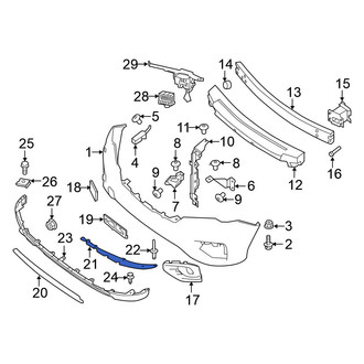 Nissan OE - Front Left Lower Radiator Support Air Deflector