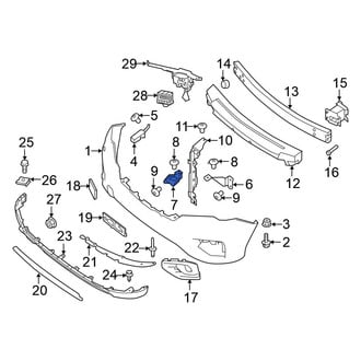 Nissan OE - Front Center Bumper Cover Stay