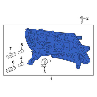 Nissan OE - Front Left Headlight Assembly