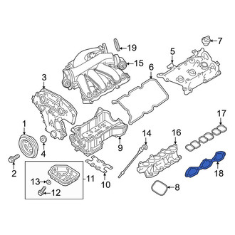 Nissan OE - Lower Engine Intake Manifold Gasket