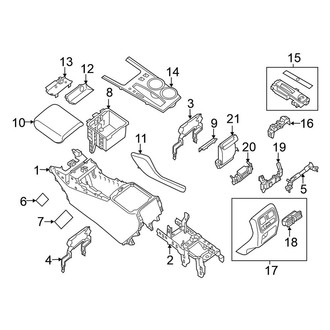 Nissan OE - Center Console (Console & Components)