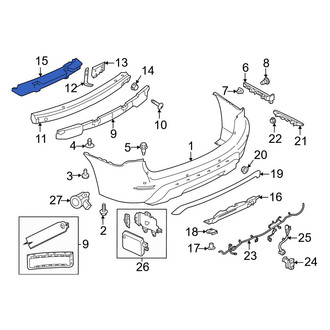 Nissan OE - Rear Inner Bumper Impact Absorber