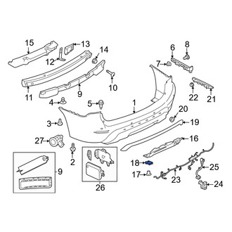 Nissan OE - Front Mud Flap Nut