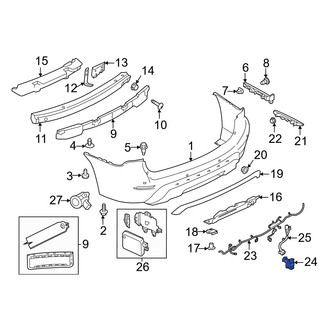 Nissan OE - Rear Trailer Tow Harness Connector
