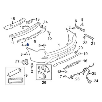 Nissan OE - Trunk Floor Storage Box Grommet