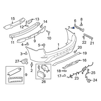 Nissan OE - Bumper Cover Grommet